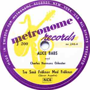 Alice Babs - Tre Små Fröknar Med Fräknar / Högt Uppe På Berget download free