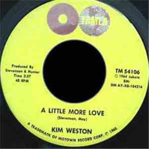 Kim Weston - A Little More Love download free