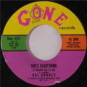 Ral Donner - She's Everything (I Wanted You To Be) / Because We're Young download free